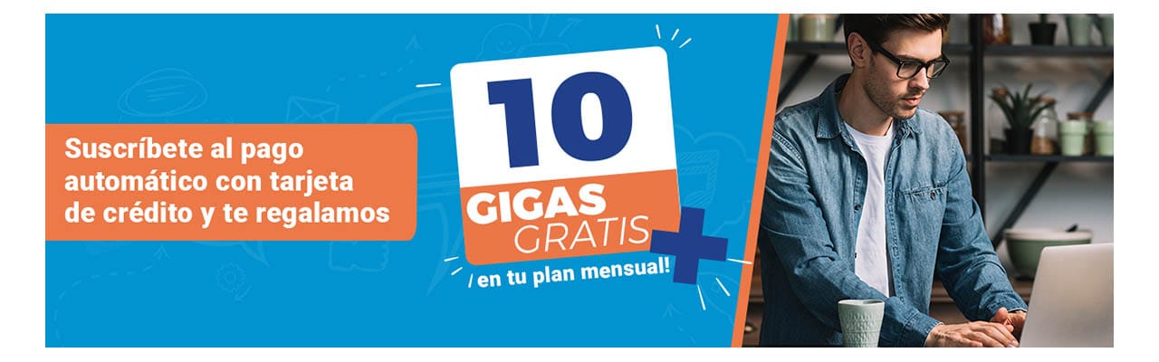 Subscríbete al pago automático con tarjeta de crédito y te regalamos